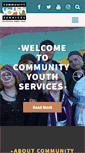 Mobile Screenshot of communityyouthservices.org