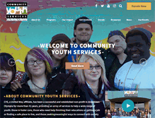 Tablet Screenshot of communityyouthservices.org